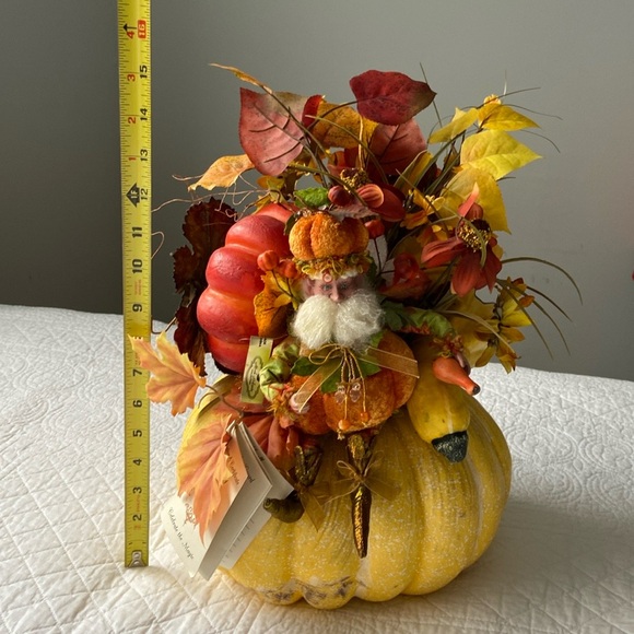 Mark Roberts Pumpkin Gourd Fairy Fall Bouquet Botanical Decor Limited Edition - Picture 12 of 15